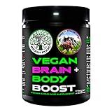 Vegan Brain & Body Boost: The Cherry On Top of A Plant-Based Lifestyle | Working Intelligence | Anti-Aging | Physical Fitness | Vegan Amino Acids - Creatine, Taurine & Beta Alanine | 67 Servings/500g