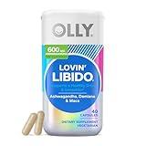 OLLY Lovin Libido Capsules, Boost Desire With Ashwagandha, Maca & Damiana, Vegetarian, Supplement for Women, 20 Day Supply - 40 Count
