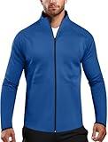 Zengjo Men's Track Jackets Full Zip(Royal Blue,XL)