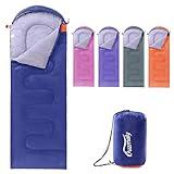 Kuzmaly Camping Sleeping Bag 3 Seasons Lightweight &Waterproof with Compression Sack Camping Sleeping Bag Indoor & Outdoor for Adults & Kids