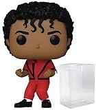 POP Rocks: Michael Jackson - Thriller Funko Vinyl Figure (Bundled with Compatible Box Protector Case), Multicolored, 3.75 inches