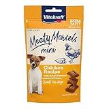 Vitakraft Meaty Morsels Mini Treats for Dogs - Chicken with Sweet Potatoes - Super Soft Dog Treats for Training - Two Layers of Gently Oven-Baked Meaty Goodness