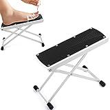 Pedicure Foot Rest, Non-Slip East-at Home Beauty 6 Heights Adjustable Sturdy Manicure Foot Rest, Treat Your Feet No More Bending or Stretching