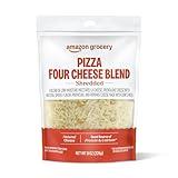 Amazon Grocery, Pizza Four Cheese Blend, Shredded, 8 Oz (Previously Happy Belly Packaging May Vary)