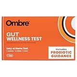 Ombre Gut Health Test Kit - Probiotic Recommender at Home Test for Women & Men - Detailed Custom Gut Microbiome Analysis for Digestive, Immune and Mental Health with Food Suggestions