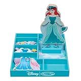 Melissa & Doug Disney Ariel Magnetic Dress-Up Wooden Doll Pretend Play Set (30+ pcs)