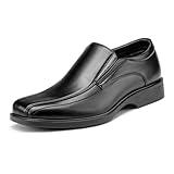Bruno Marc Men's Square Toe Dress Loafers Shoes, 5-Black - 10.5 (Cambridge-05)