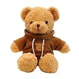 BIUBIULOVE Teddy Bear Stuffed Animal, Soft Cuddly Stuffed Plush Bear, Gifts for Kids Baby Toddlers on Baby Shower, Valentine's Day (Brown, 12inch)