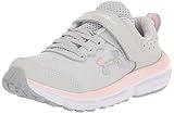 Under Armour Girls' Pre School Assert 10 Alternate Closure, (100) Halo Gray/Pink Sugar/Iridescent, 13K, US