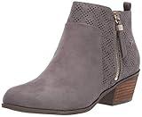 Dr. Scholl's Shoes womens Brianna Ankle Boot, Dark Shadow Grey Microfiber, 9 US