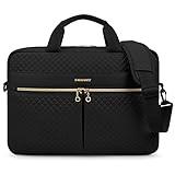 BAGSMART 17.3/15.6 Inch Laptop Bag, Briefcase for Women Computer Messenger Bag Office Travel Business, Black