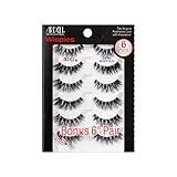 Ardell Demi Wispies - Black, The Original Feathered Lash with Invisiband, 6 pairs, 1-pack