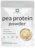 Unflavored Pea Protein Powder, 5lbs – Premium North American Grown Peas – Easily Digested Isolate Form – Great for Shakes, Bars, or Snacks – 27g Protein Serving, Soy Free, Vegan