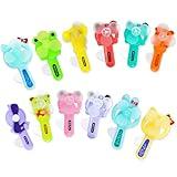 Vileafy 12 Summer Party Favors for Kids 8-12 Years Old -Cute Handheld Fans, Novelty Toys Manual Press Cooling Fans for Boys and Girls Outdoor