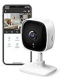 TP-Link Tapo 1080P Indoor Security Camera for Baby Monitor, Dog Camera w/Motion Detection, 2-Way Audio Siren, Night Vision, Cloud & SD Card Storage, Works w/Alexa & Google Home (Tapo C100)