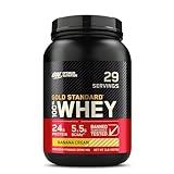 Optimum Nutrition Gold Standard® 100% Whey, Banana Cream, 2 lbs (907 g)