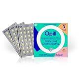 Opill, Daily Oral Birth Control Pills, Over-The-Counter Progestin-Only Contraceptive, FDA-Approved & Estrogen-Free, 84 Count