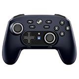 HORI Wireless HORIPAD for Steam (Midnight Black) - Pro Controller Designed for Steam