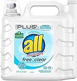 all Liquid Laundry Detergent, Free Clear for Sensitive Skin, (Free Clear, 237 Fluid Ounces)