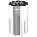 With YearChange 5-in-1 Washable Filter, AEOCKY H13 HEPA Air Purifier for Home Bedroom Dorm, Portable Air Cleaner, Quiet as Pink Noise, Aroma Box, for Pollen Smoke Dust Pet Dander Odor Office Desktop