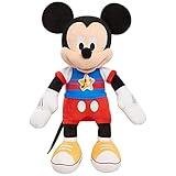 Disney Junior Mickey Mouse Funhouse Singing Fun Mickey Mouse 13 Inch Lights and Sounds Feature Plushie, Sings The Wiggle Giggle Song, Kids Toys for Ages 3 Up by Just Play