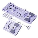 JANUA Pilates Board, Pilates Reformer Set, Foldable Pilates Reformer Board, Automatic Rebound Ab Roller Board Abdominal Board Exercise Machine for Home Workouts, Sculpt a Slim (Purple)