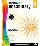 Spectrum Grade 4 Vocabulary Workbook, 4th Grade Vocabulary Covering Word Relationships, Sensory Language, Roots and Affixes, and Reading Comprehension ... or Homeschool Curriculum (Volume 87)