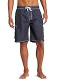 Kanu Surf Men's Standard Barracuda Swim Trunks (Regular & Extended Sizes), Charcoal, Large