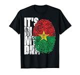 It's In My DNA Burkinabe Cool African Gift Burkina Faso Flag T-Shirt