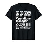 Operations Manager Product Label Funny Gift T-Shirt