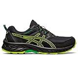 ASICS Men's Gel-Venture 9 Running Shoes, 11, Black/Lime Zest