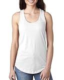 NEXT LEVEL APPAREL Racerback Tank (N1533) White, M