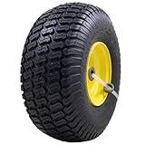 MARASTAR 21426 15x6.00-6 Tire and Wheel Assembly, Replacement Riding Lawn Mower Front Tire Compatible with 100 and 300 Series John Deere Riding Mowers