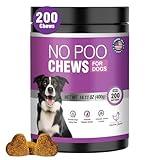 200 Chews No Poo Chews for Dogs-Prevent Dog Eating Poop-Coprophagia Stool Eating Deterrent for Dogs-Stop Eating Poop Supplement -Breath Freshener with Probiotics&Digestive Enzymes-Chicken Flavor