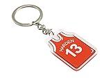 James Harden Keychain – Red Jersey Basketball Fan Gift – The Beard ISO Game Accessory – Sports Key Ring for Bags, Lanyards & Collectors