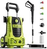 Electric Pressure Washer, 26 FT Hose Pressure Cleaner 2030 PSI with 4 Nozzles Tips,Surface Cleaning with Upgraded Swivel Joint for Car/Fences/Patios/Daily Needed Light Green