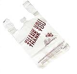 1000ct Large T-shirt Carry Out Thank You Bags 11.5"x6.25"x21" Plastic Shopping Grocery Bag