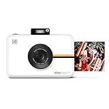 Kodak Step Touch | 13MP Digital Camera & Instant Printer with 3.5 LCD Touchscreen Display, 1080p HD Video - Editing Suite, Bluetooth & Zink Zero Ink Technology | White