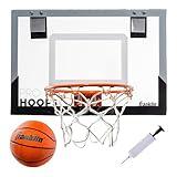 Franklin Sports 54132X Over The Door Mini Basketball Hoop - Slam Dunk Approved - Shatter Resistant - Accessories Included, 17.75" x 12"