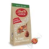 Lindt LINDOR OatMilk Chocolate Candy Truffles, Non-Dairy Chocolate Truffles with Smooth, Melting Truffle Center, 5.1 oz.