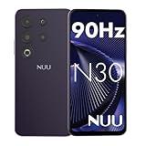 NUU N30 Cell Phone Unlocked for T-Mobile, Mint, Metro, Qlink, Tello 6GB/128GB, Teen Phone, Dual SIM 4G, Octa-Core 6.7" 90Hz HD+, Any Parental APP, Unlocked Android Phones, Purple, 1 Year US Warranty