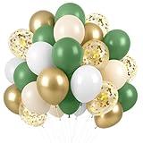 Katchon, Sage Green Balloon Set - 60 Pcs | Birthday Balloons for Birthday Decorations | Balloon Set for Bachelorette Party, Anniversary, Wedding, Bridal, Baby Shower, Engagement Party Decorations