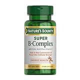 Nature's Bounty Super B Complex with Vitamin C & Folic Acid, Immune & Energy Support, 150 tablets