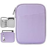 Vinabilia 6-7 Inch Sleeve Carrying Case for 7" Kindle Colorsoft Signature Edition and All-New Kindle Paperwhite, Protective Sleeve Cover Pouch Bag for 6" Kindle/Kindle Oasis/E-Reader, Grey Purple