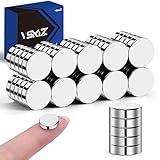 VSKIZ Refrigerator Magnets 50 Pcs, 10x3mm Tiny Round Disc Small Whiteboard Magnets for Crafts, DIY, Office, Dry Erase Board