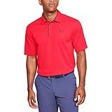 Under Armour Men's Tech Golf Polo, Beta (628)/Pitch Gray, Small