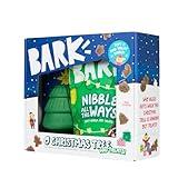 Barkbox O’Christmas Tree & Treat Set – Durable Treat-Dispensing Rubber Dog Toy with Pumpkin Treats – Fun Stocking Stuffer for Strong Chewers