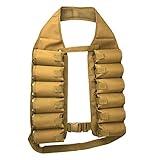 LIVANS Beer Bandolier Holder 12-Pack Drink Vest Beer Can Soda Belt Holster Beverage Holder Insulate BBQ Party Gag