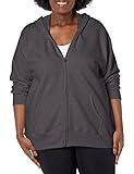 Just My Size Women's Plus-Size EcoSmart Full-Zip Hoodie, Slate Heather, 4XL