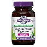 Oregon's Wild Harvest Organic Saw Palmetto Pygeum Herbal Supplement in Vegan Capsules